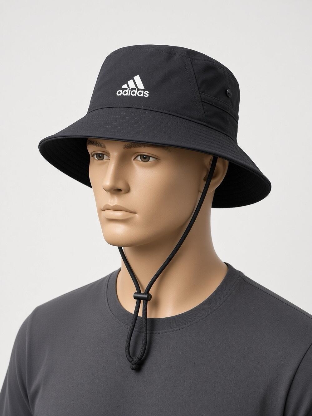 Adidas Hat Cap Bucket Hat Mens Black AEROREADY Performance Outdoors Golf Fishing